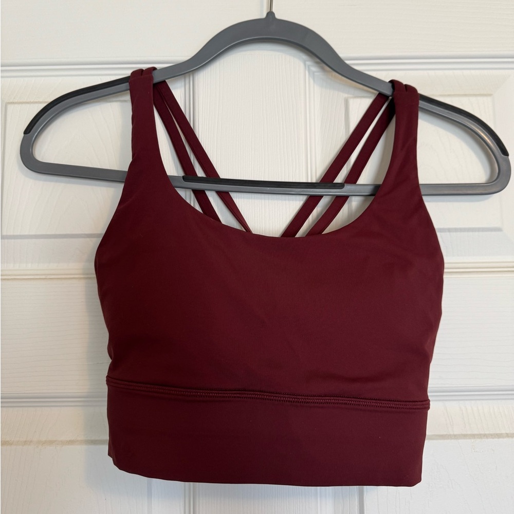 Lululemon Energy Longline bra, medium support, B-D cups